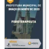Apostila Fisioterapeuta Prefeitura de Braço do Norte SC 2023
