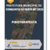 Apostila Fisioterapeuta Prefeitura de Conquista do Oeste MT 2023