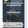 Apostila Fisioterapeuta Prefeitura de São Carlos SP 2023