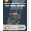 Apostila Gari Prefeitura de Olho da Água Grande AL