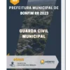Apostila Guarda Civil Municipal Prefeitura de Bonfim RR 2023