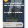 Apostila Guarda Patrimonial Prefeitura de Vera Cruz do Oeste PR 2023