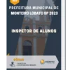 Apostila Inspetor de Alunos Prefeitura de Monteiro Lobato SP 2023