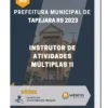 Apostila Instrutor de Atividades Múltiplas II Prefeitura de Tapejara RS 2023