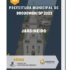 Apostila Jardineiro Prefeitura de Brodowski SP 2023