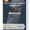 Apostila Marceneiro Prefeitura de Timbó SC 2023