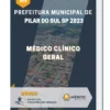 Apostila Médico Clínico Geral Prefeitura de Pilar do Sul SP 2023