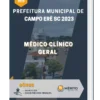 Apostila Médico Clínico Geral Prefeitura de Campo Erê SC 2023