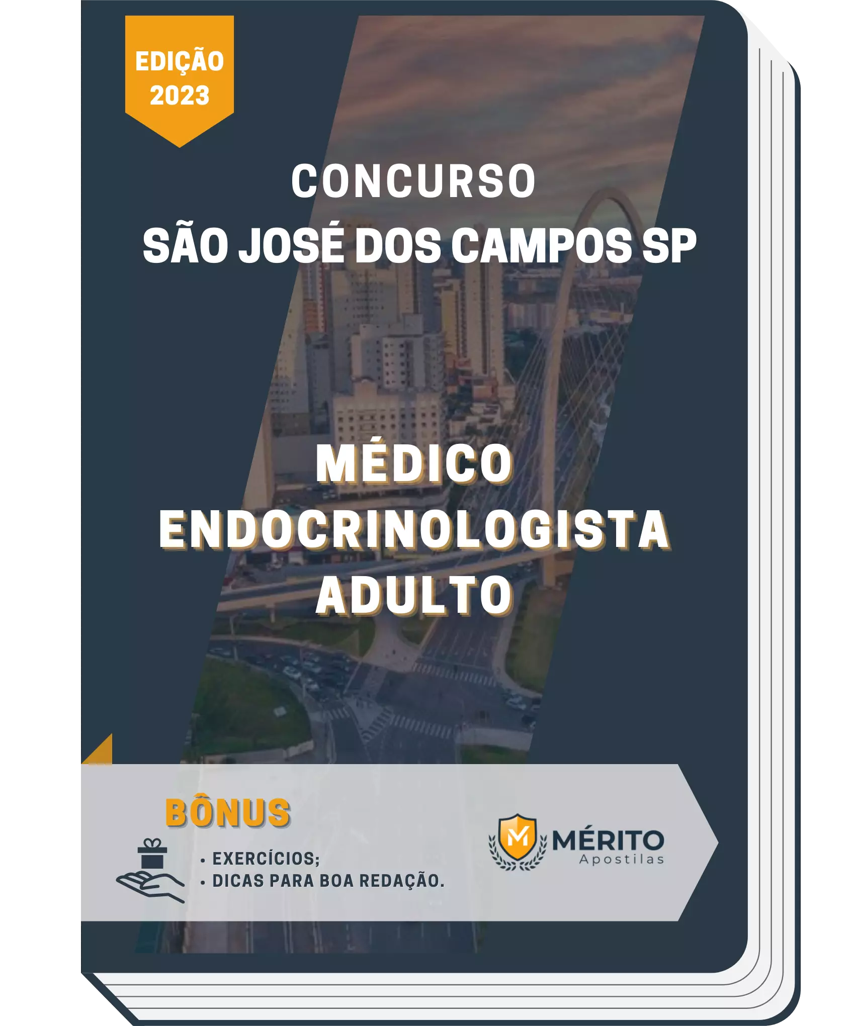 Apostila Médico Endocrinologista Adulto Concurso São José dos Campos SP 2023