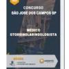 Apostila Médico Otorrinolaringologista Concurso São José dos Campos SP 2023