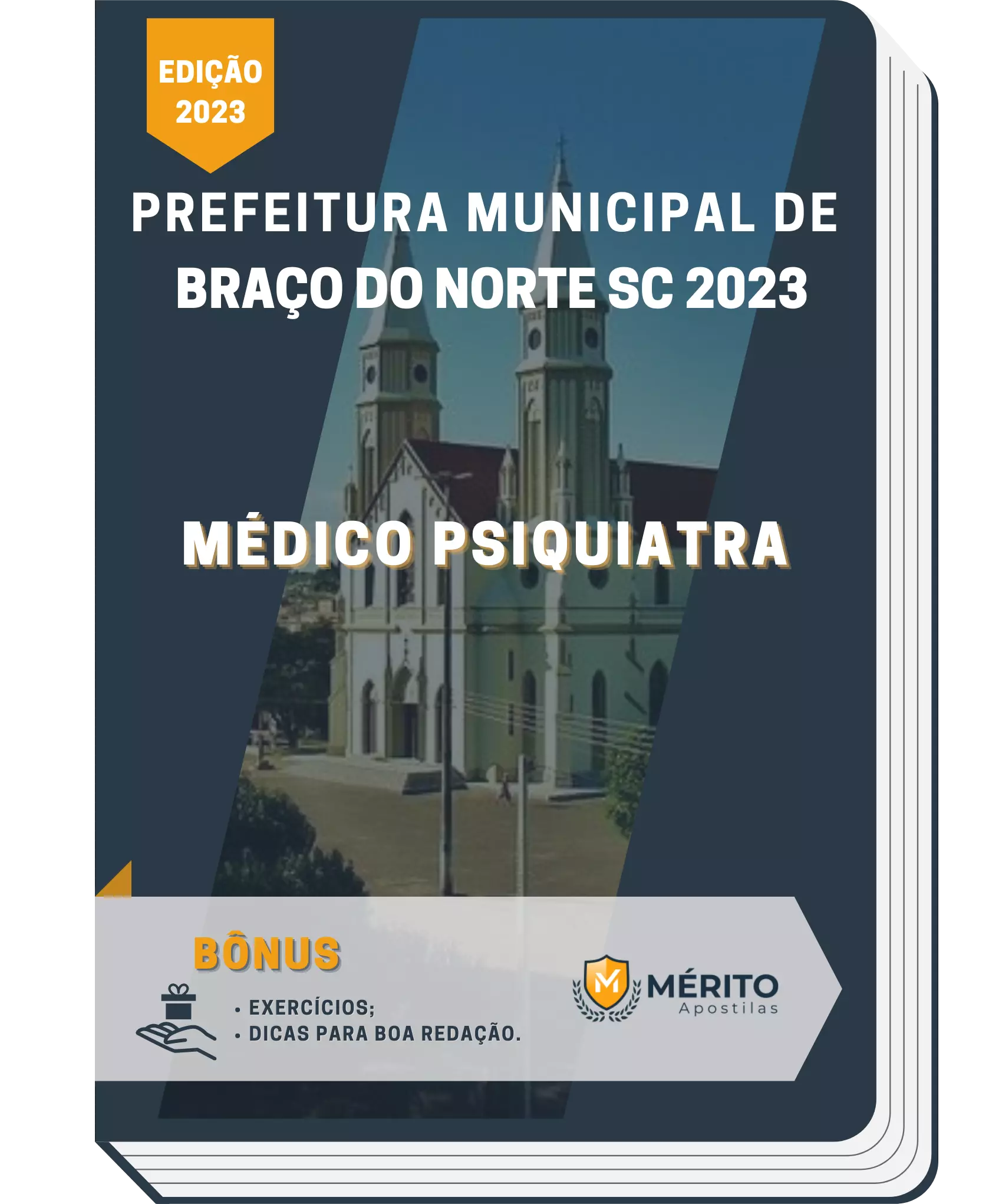 Apostila Médico Psiquiatra Prefeitura de Braço do Norte SC 2023