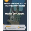 Apostila Médico Urologista Prefeitura de Braço do Norte SC 2023