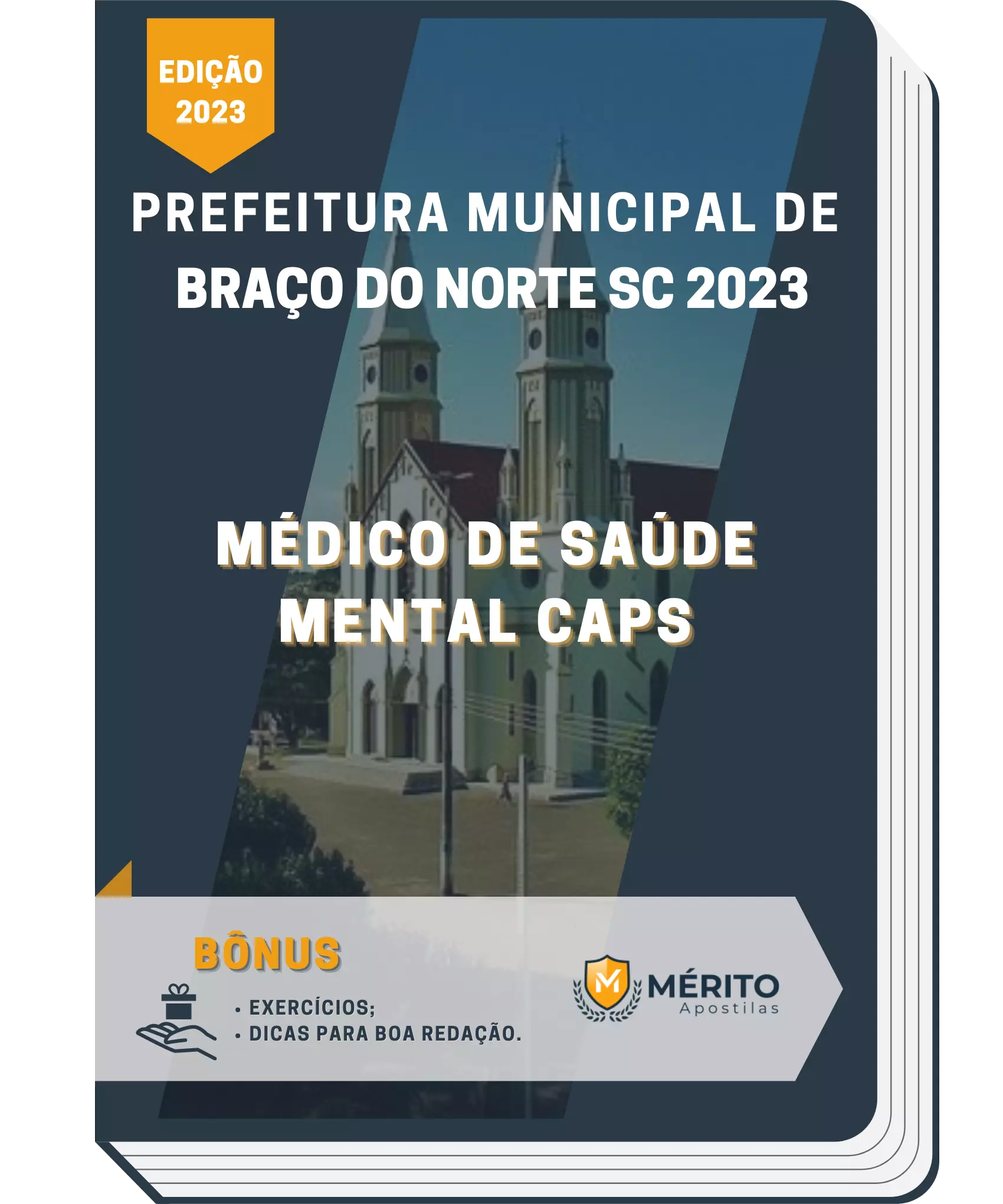 Apostila Médico de Saúde Mental CAPS Prefeitura de Braço do Norte SC 2023