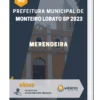 Apostila Merendeira Prefeitura de Monteiro Lobato SP 2023
