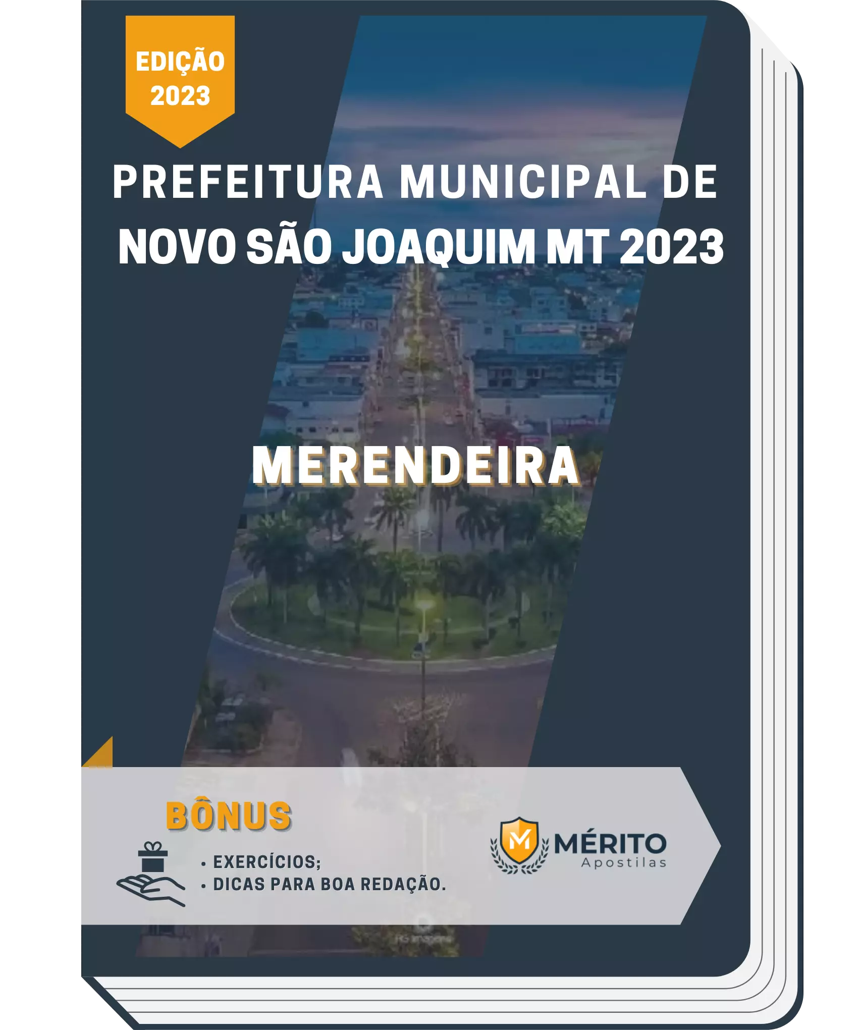 Apostila Merendeira Prefeitura de Novo São Joaquim MT 2023