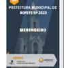 Apostila Merendeiro Prefeitura de Bofete SP 2023