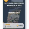 Apostila Merendeiro Prefeitura de Maravilha AL 2023