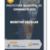 Apostila Monitor Escolar Prefeitura de Coivaras PI 2023