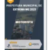 Apostila Motorista Prefeitura de Extrema MG 2023