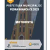 Apostila Motorista Prefeitura de Pedra Branca CE 2023