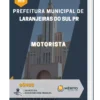Apostila Motorista Prefeitura de Laranjeiras do Sul PR