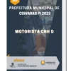 Apostila Motorista CNH D Prefeitura de Coivaras PI 2023