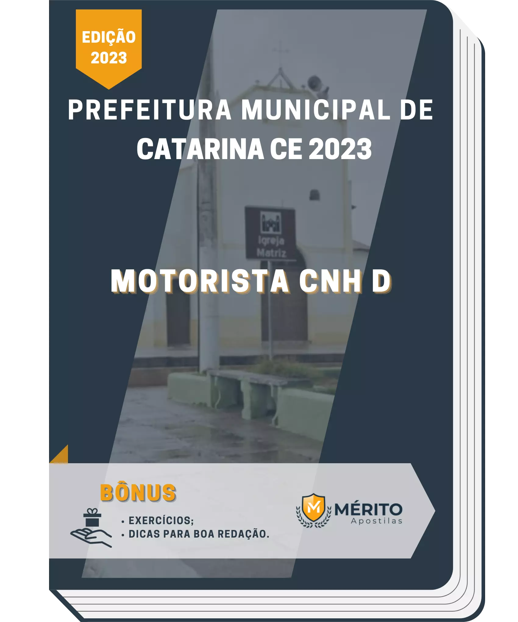 Apostila Motorista CNH D Prefeitura de Catarina CE 2023