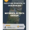 Apostila Motorista De Frota Escolar Prefeitura de Catalão GO 2023