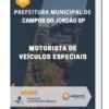 Apostila Motorista De Veículos Especiais Prefeitura de Campos do Jordão SP