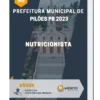 Apostila Nutricionista Prefeitura de Pilões PB 2023