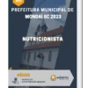 Apostila Nutricionista Prefeitura de Mondaí SC 2023