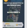 Apostila Nutricionista Prefeitura de São Pedro SP 2023