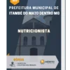 Apostila Nutricionista Prefeitura de Itambé do Mato Dentro MG 2023