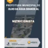 Apostila Nutricionista Prefeitura de Olho da Água Grande AL