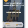 Apostila Odontopediatra Prefeitura de Salgado de São Félix PB 2023