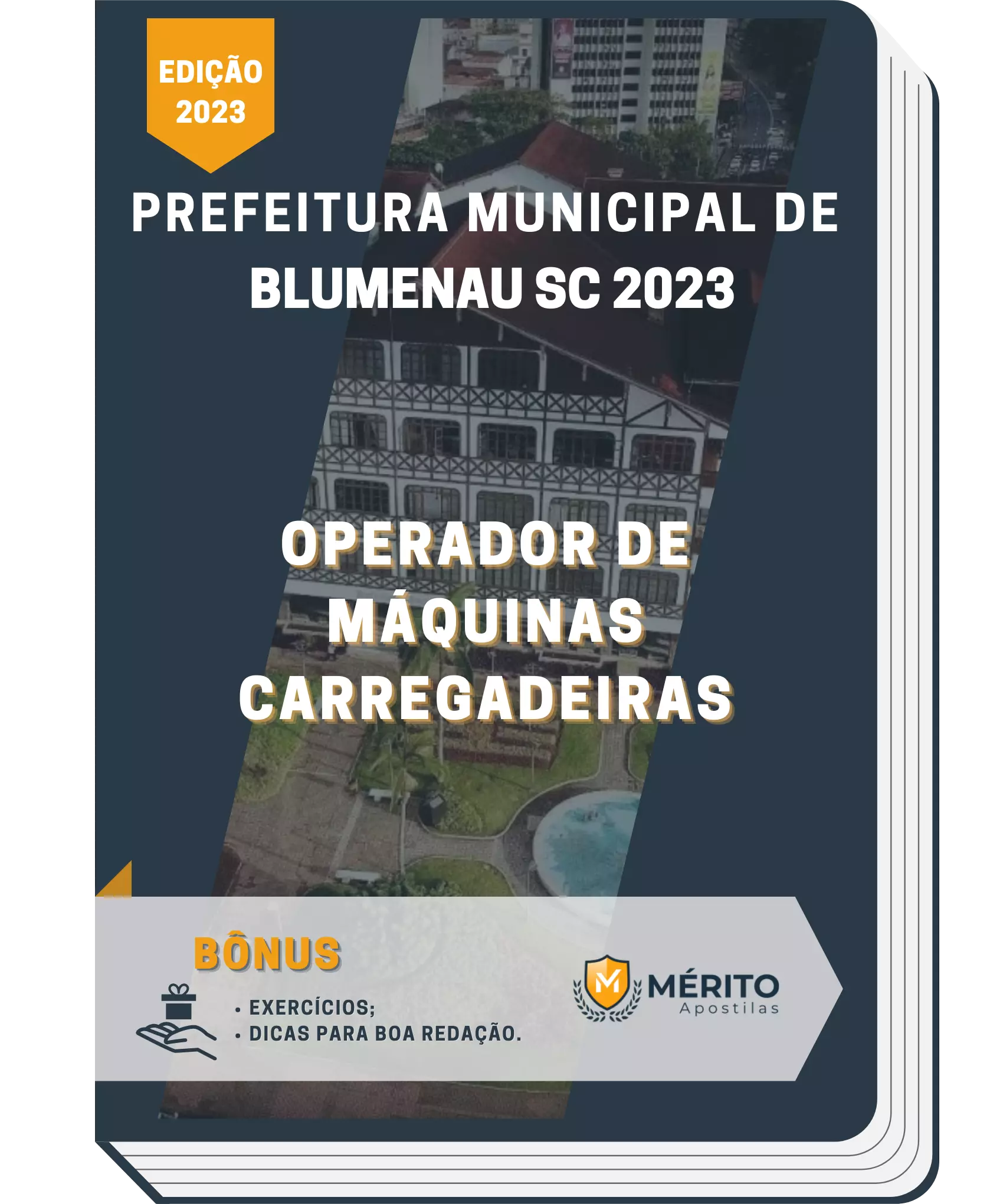 Apostila Operador De Máquinas Carregadeiras Prefeitura de Blumenau SC 2023
