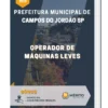 Apostila Operador De Máquinas Leves Prefeitura de Campos do Jordão SP