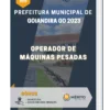 Apostila Operador De Máquinas Pesadas Prefeitura de Goiandira GO 2023