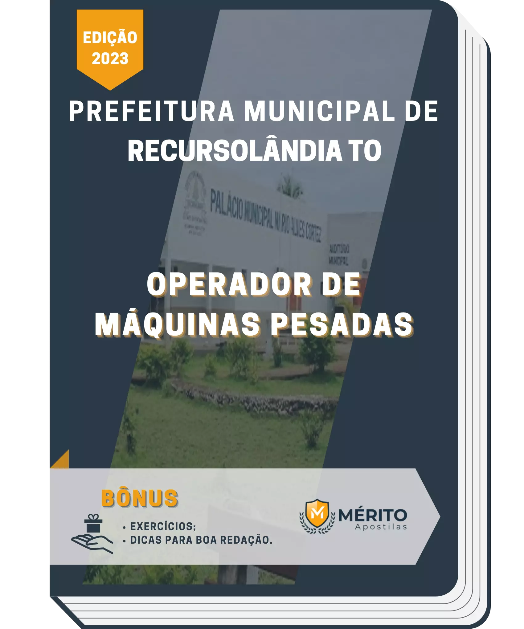 Apostila Operador De Máquinas Pesadas Prefeitura de Recursolândia TO 2023