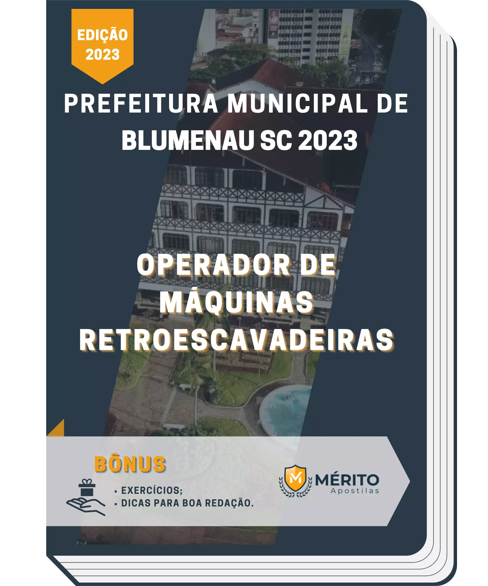 Apostila Operador De Máquinas Retroescavadeiras Prefeitura de Blumenau SC 2023