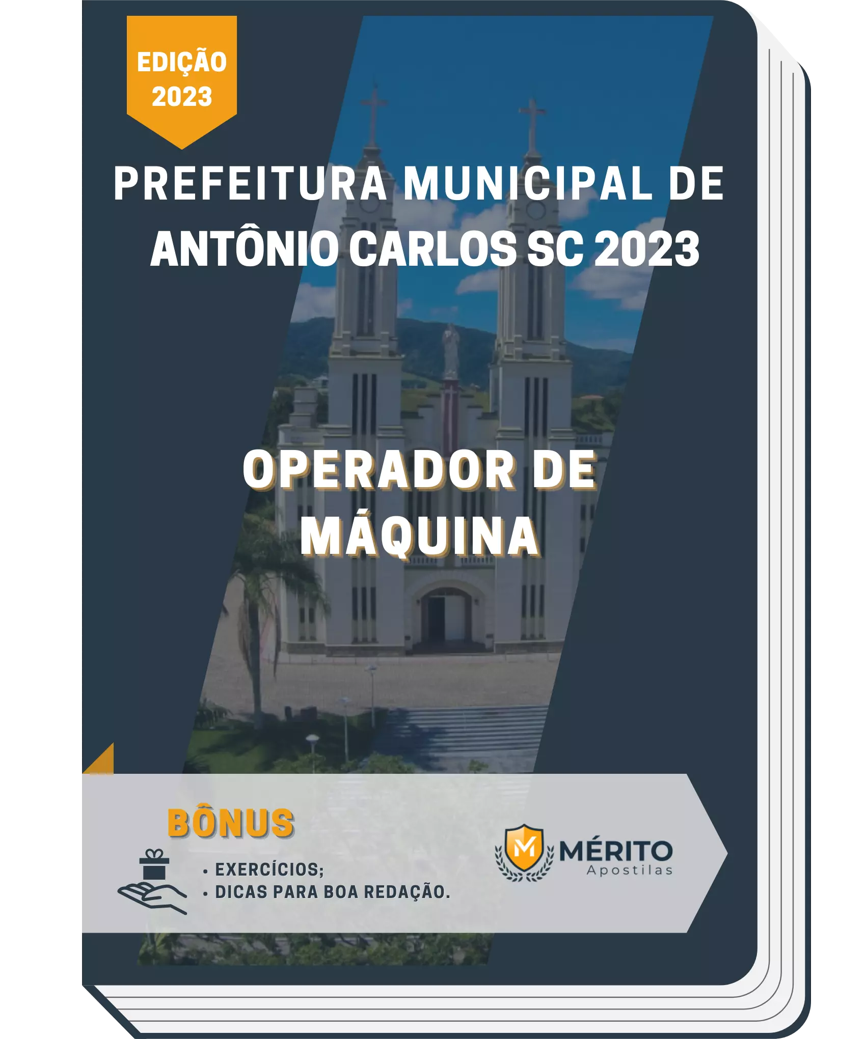 Apostila Operador de Máquina Prefeitura de Antônio Carlos SC 2023