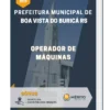 Apostila Operador de Máquinas Prefeitura de Boa Vista do Buricá RS