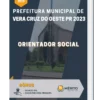 Apostila Orientador Social Prefeitura de Vera Cruz do Oeste PR 2023