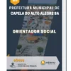 Apostila Orientador Social Prefeitura de Capela do Alto Alegre BA 2023