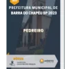 Apostila Pedreiro Prefeitura de Barra do Chapéu SP 2023