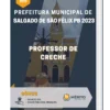 Apostila Professor De Creche Prefeitura de Salgado de São Félix PB 2023