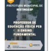 Apostila Professor De Educação Física PEB II Ensino Fundamental Prefeitura de Restinga SP 2023