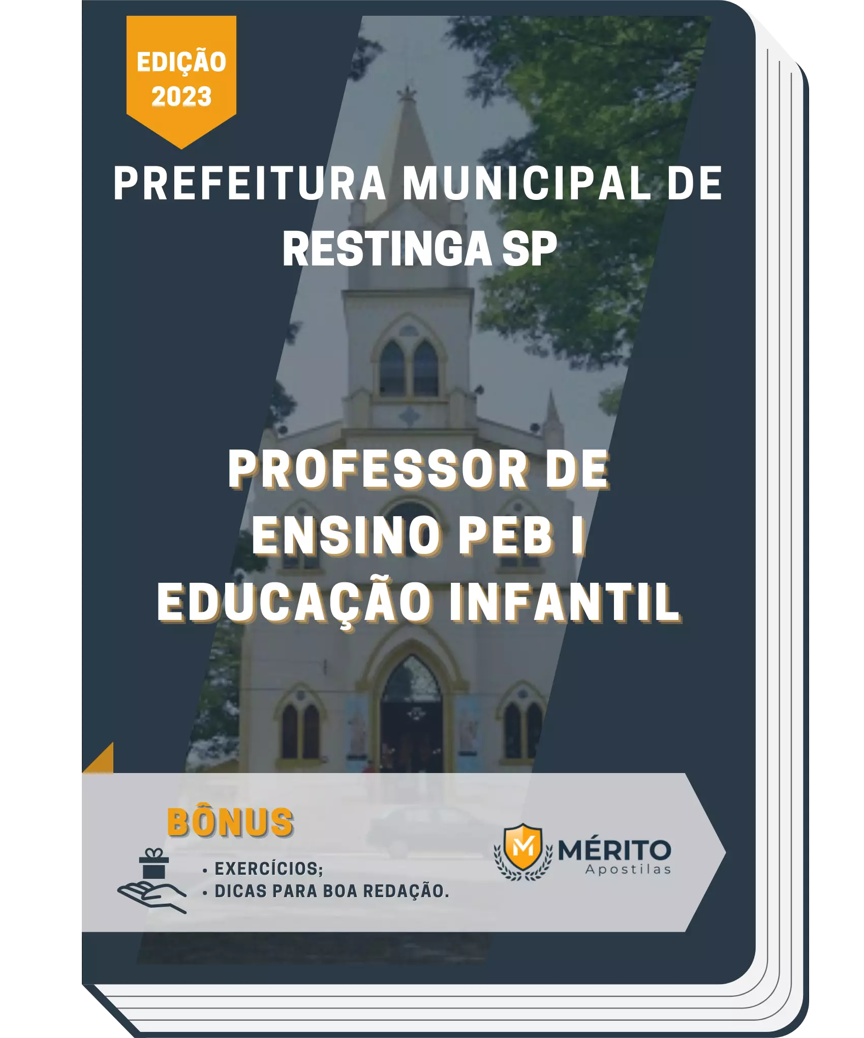 Apostila Professor De Ensino PEB I Educação Infantil Prefeitura de Restinga SP 2023