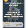 Apostila Professor De Matemática PEB II Ensino Fundamental Prefeitura de Restinga SP 2023