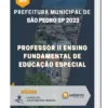 Apostila Professor II Ensino Fundamental de Educação Especial Prefeitura de São Pedro SP 2023